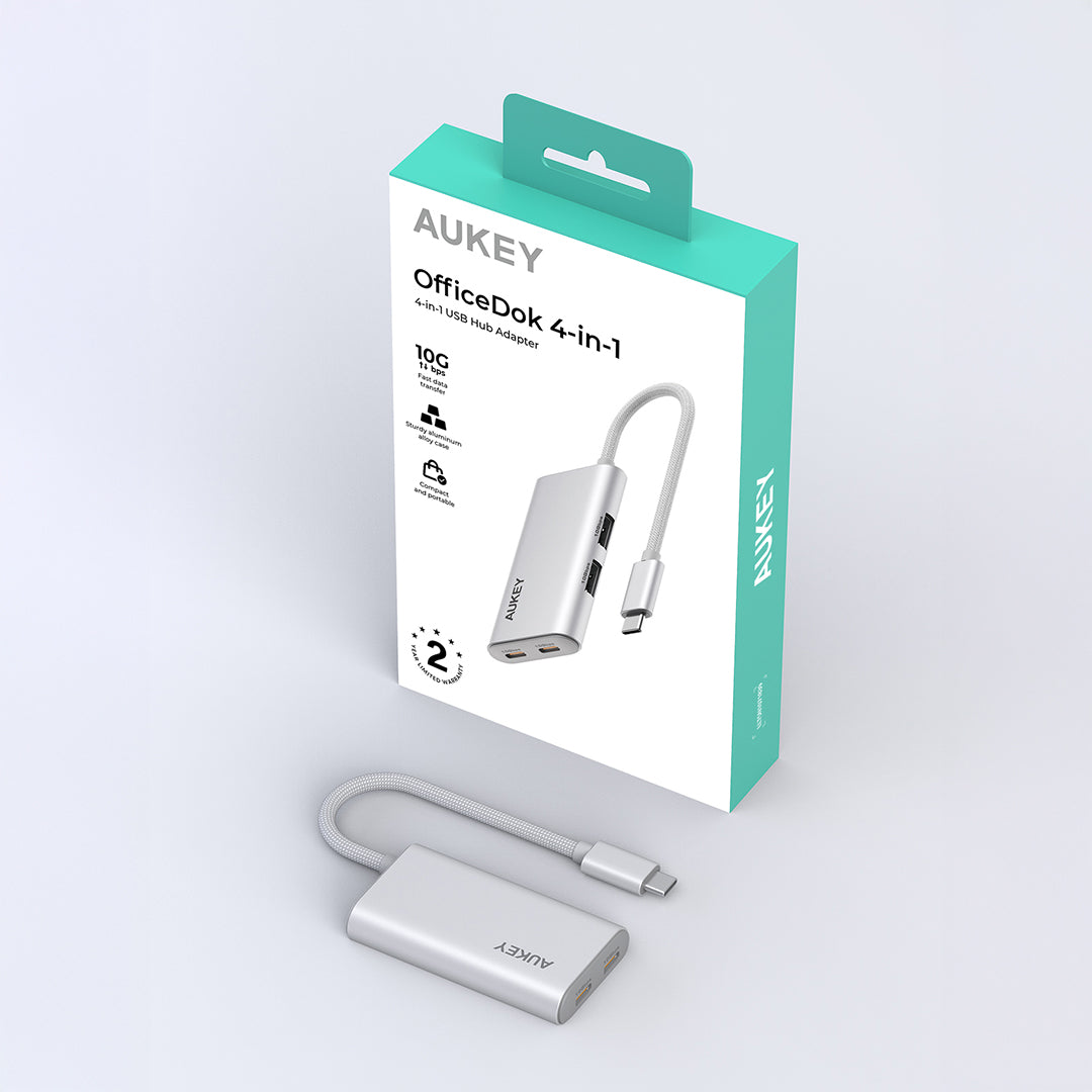 UH-CA01 OfficeDok 4-in-1 | 10G USB-C Hub