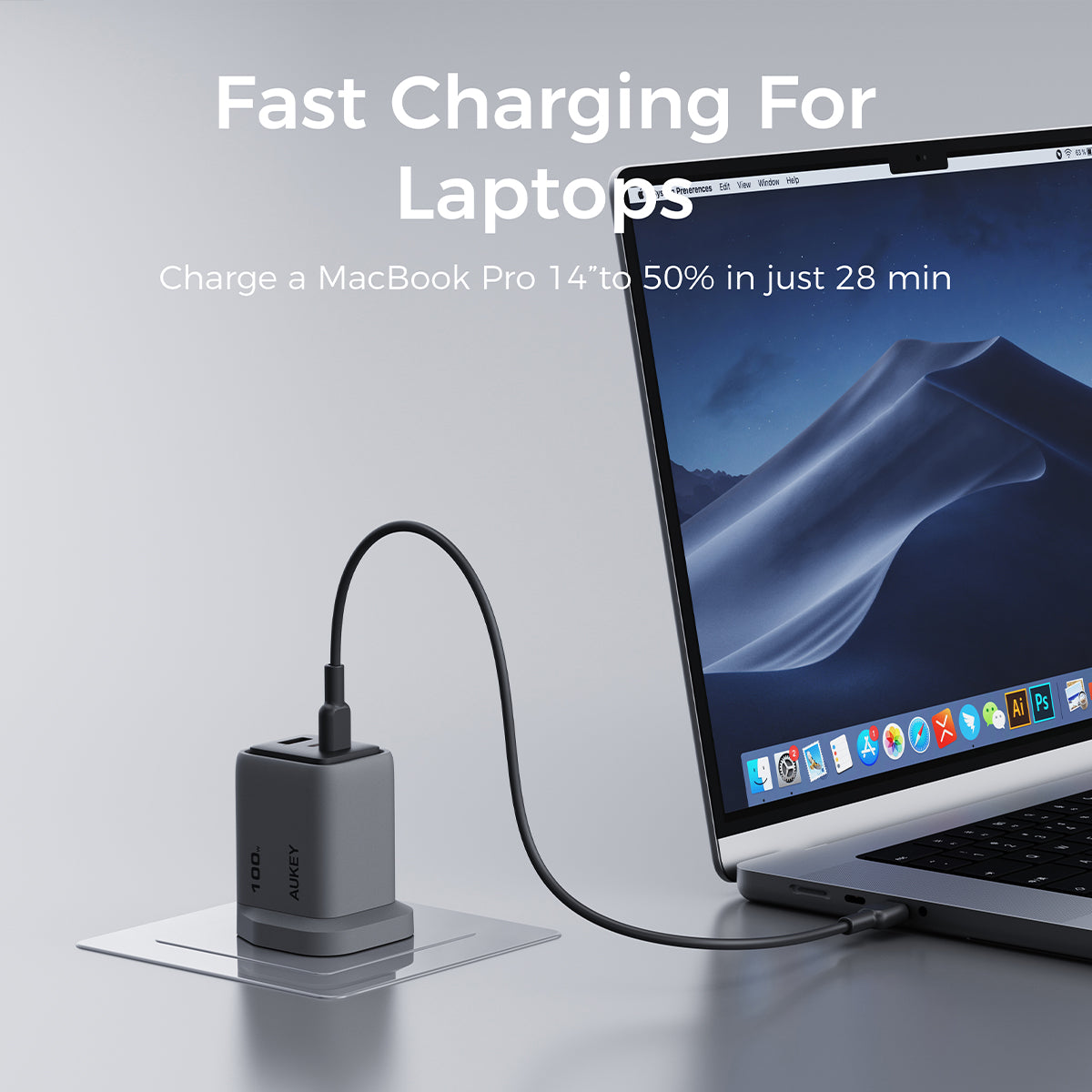 PA-C5 Comet Mix 3 100W PD Wall Charger with GaN Technology