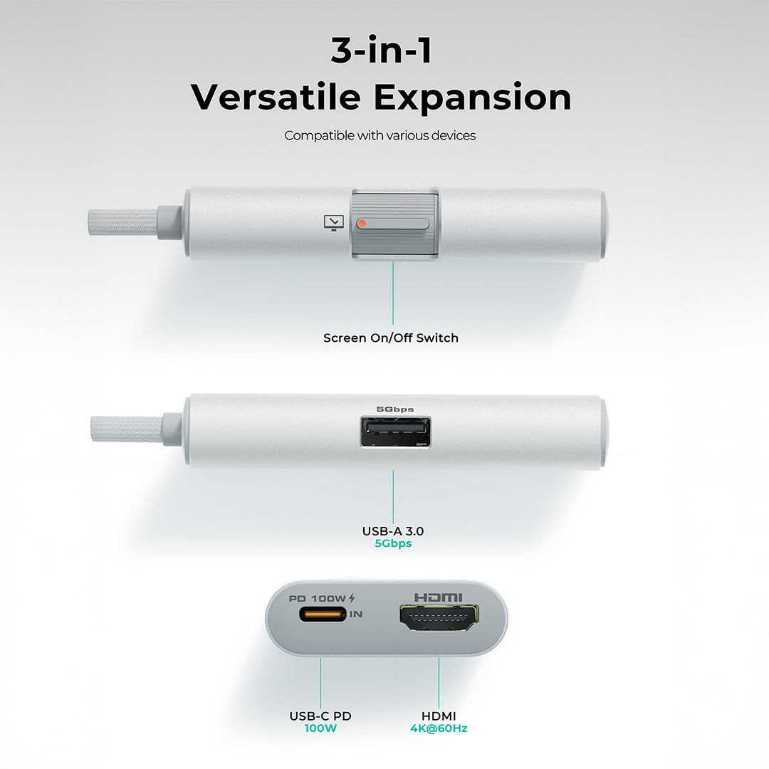 UH-CUH01 TravelDok 3-in-1 USB-C Hub