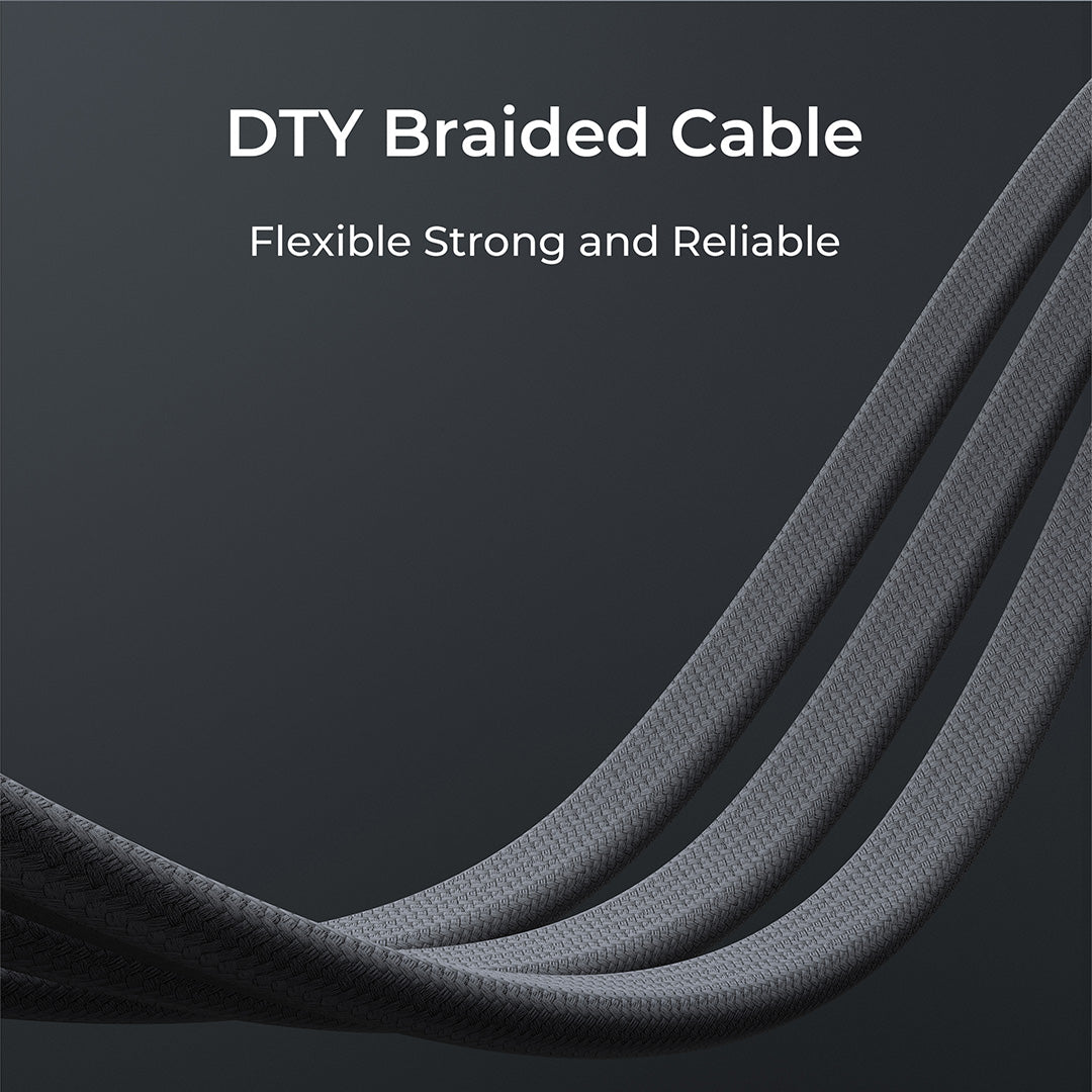 CB-DCC251 Circlet Blink 240W DTY Braided USB-C to USB-C Magnetic Cable - 1m