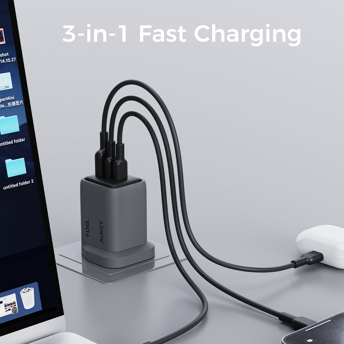 PA-C5 Comet Mix 3 100W PD Wall Charger with GaN Technology