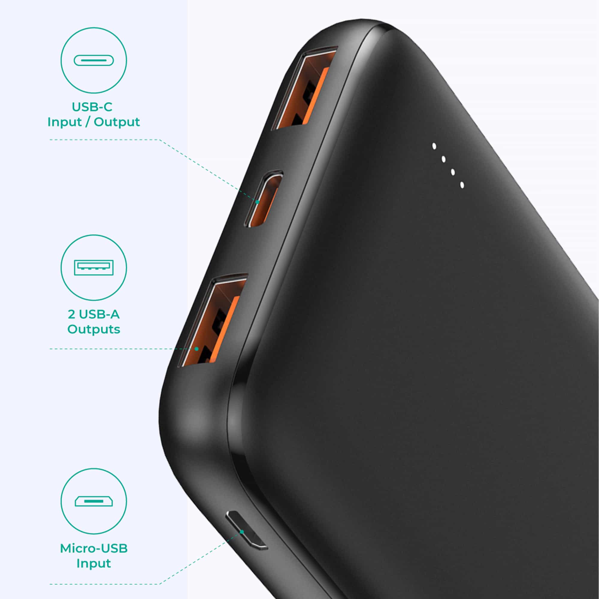 PB-N73S 18W PD 10000mAh Power Deliver USB C Power Bank