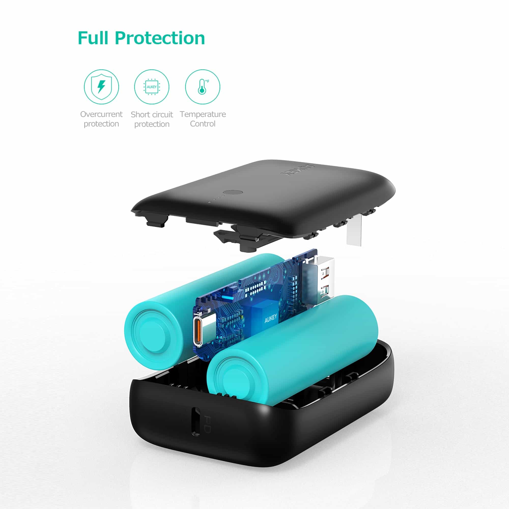 PB-N83S 20W USB C PD & USB QC3.0 SCP 10000mAH Mini Power Bank