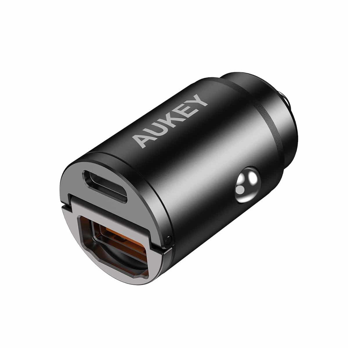 CC-A3 30W PD Metal Dual Port Fast Car Charger with PPS & QC 3.0
