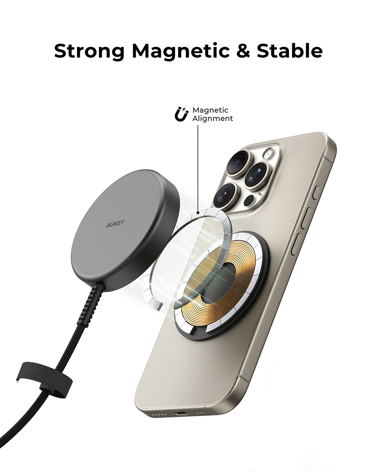 LC-MC11 MagFusion Q Qi2.2 25W Magnetic Fast Wireless Charger