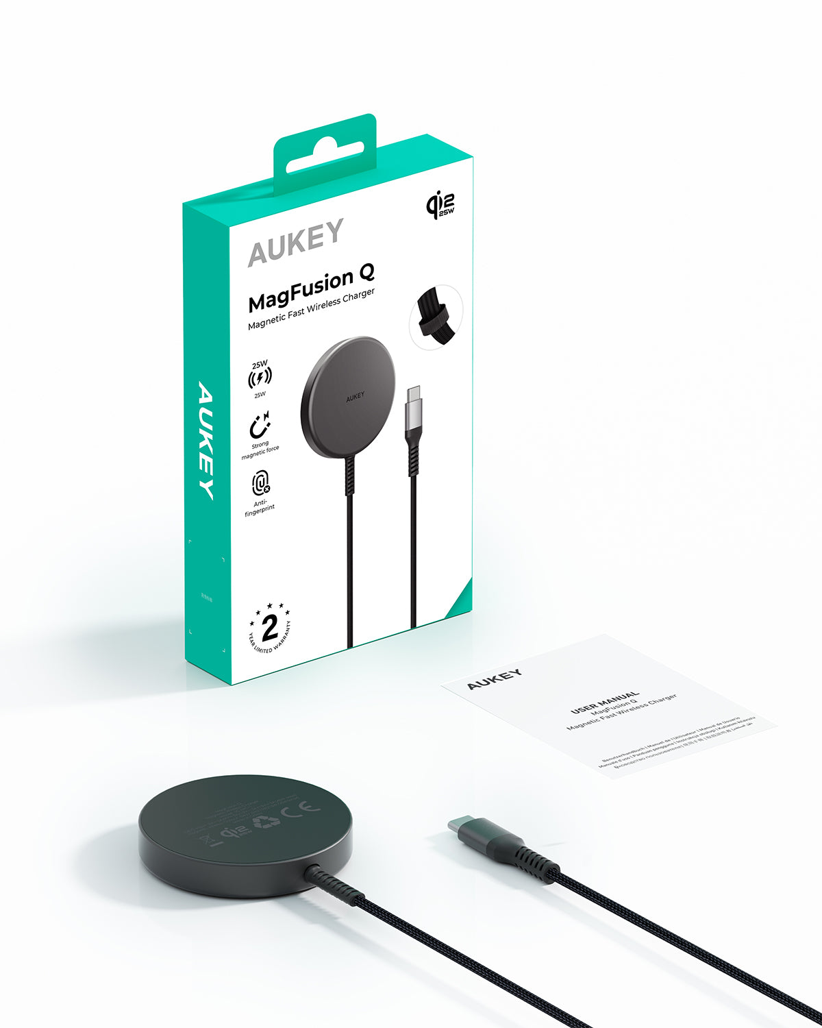 LC-MC11 MagFusion Q Qi2.2 25W Magnetic Fast Wireless Charger
