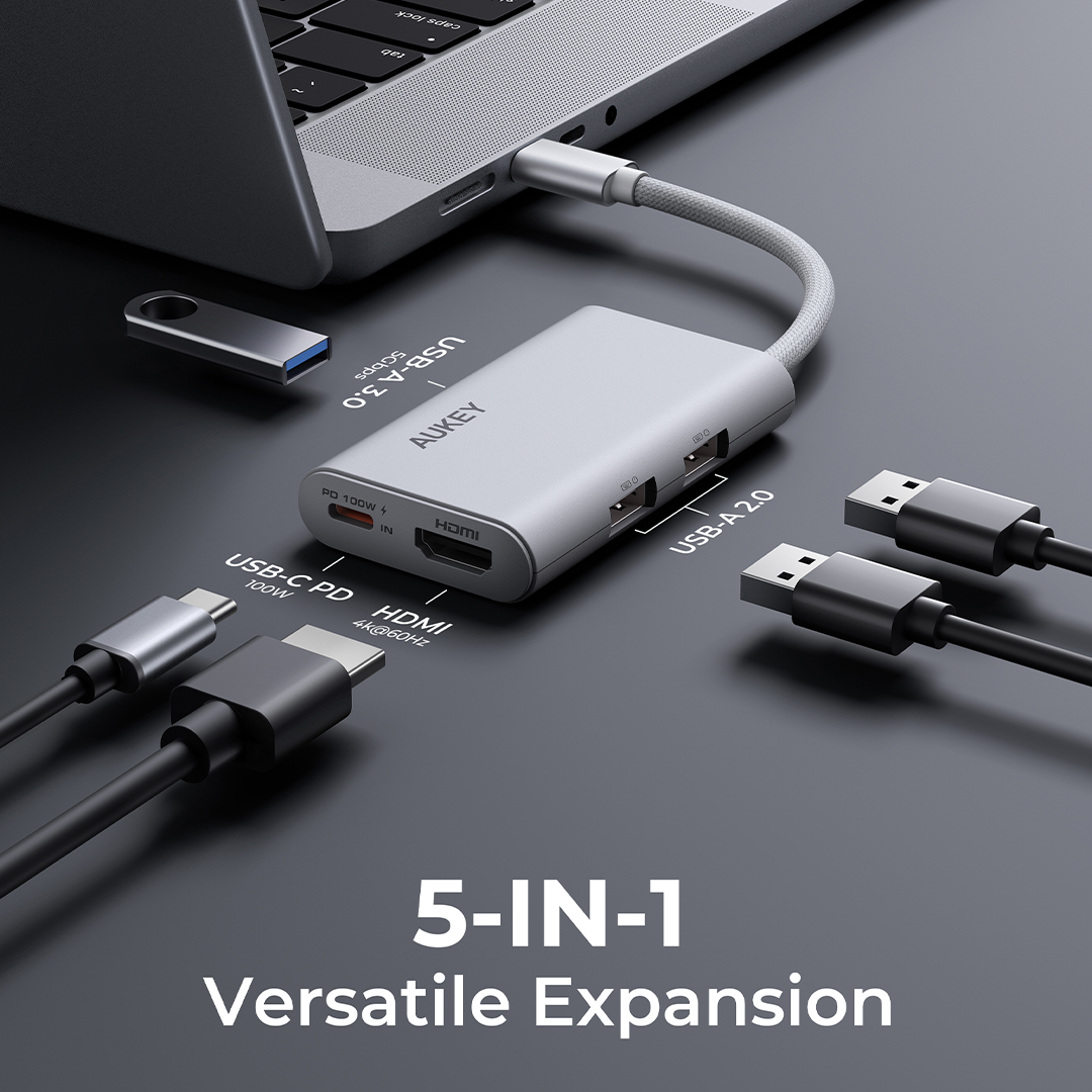 UH-CUH06 OfficeDok 5-in-1 Lite USB Hub Adapter