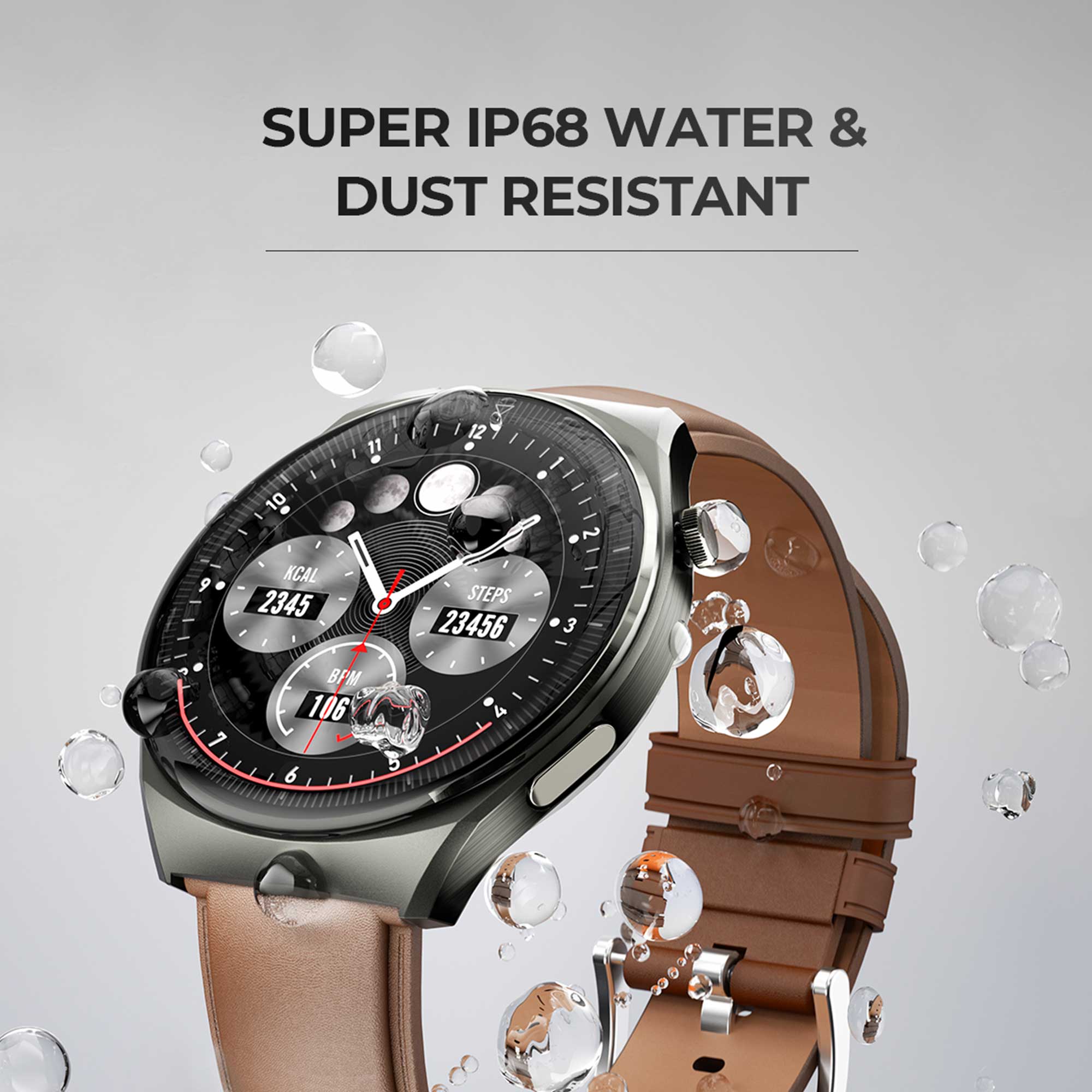 SW-2U Alloy Frame Amoled Display Smart Watch