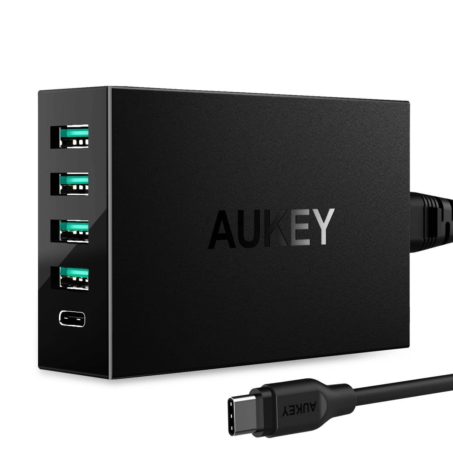 AUKEY PA-Y5 Qualcomm Quick Charge 3.0 USB C Charging Station - Aukey Malaysia Official Store