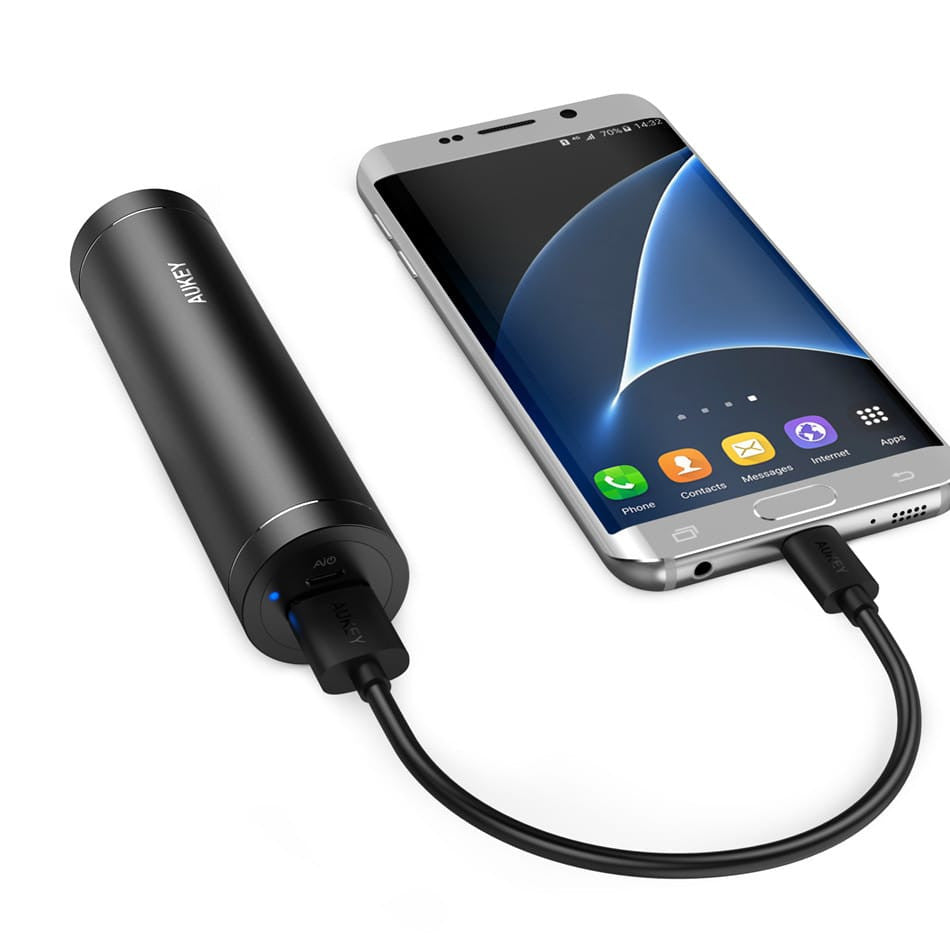 AUKEY PB-T12 5000mAh Qualcomm Quick Charge 3.0 Power Bank - Aukey Malaysia Official Store