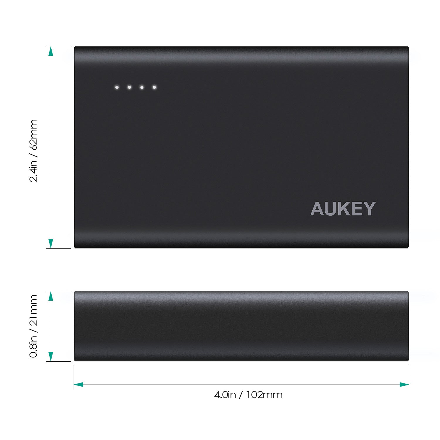 AUKEY PB-AT10 10000mAh Premium Qualcomm Quick Charge 3.0 Power Bank - Aukey Malaysia Official Store