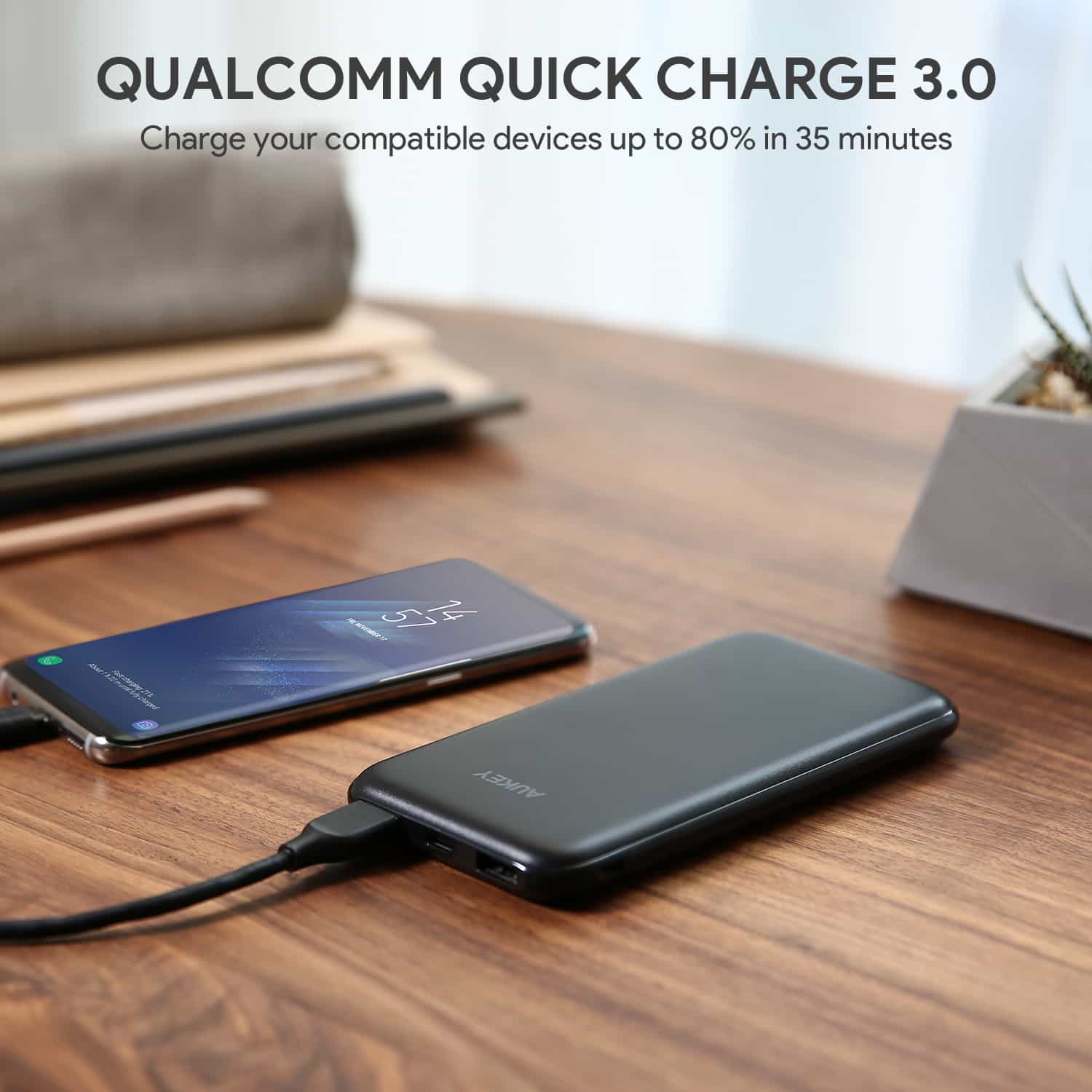 PB-Y13 10000mAh Power Delivery 2.0 USB C Power Bank With Quick Charge 3.0
