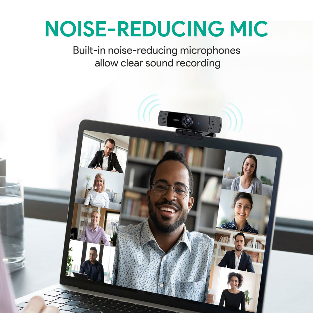 Aukey PCLM1E 1080p FHD cam Live Streaming Camera with Microphone