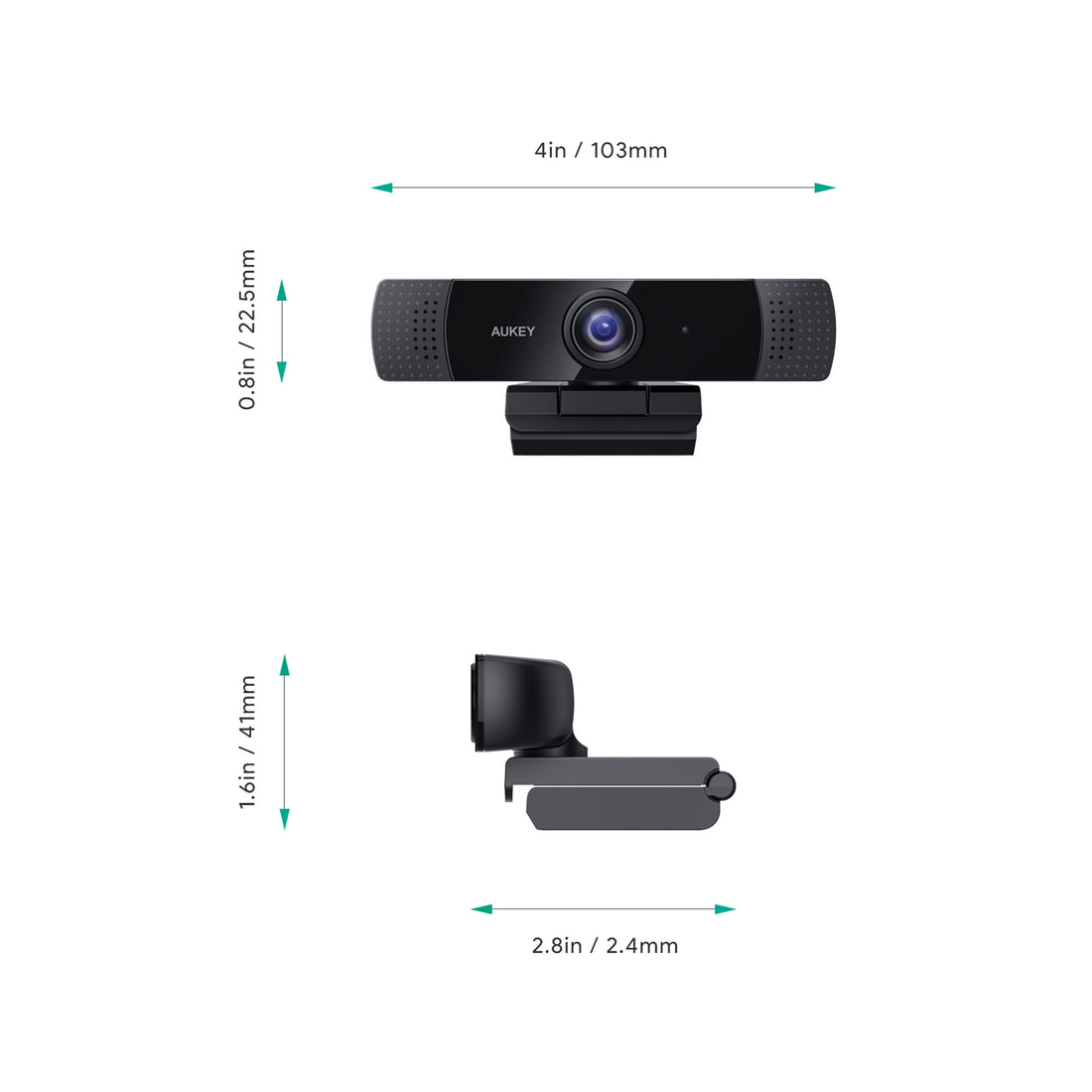 Aukey PCLM1E 1080p FHD cam Live Streaming Camera with Microphone