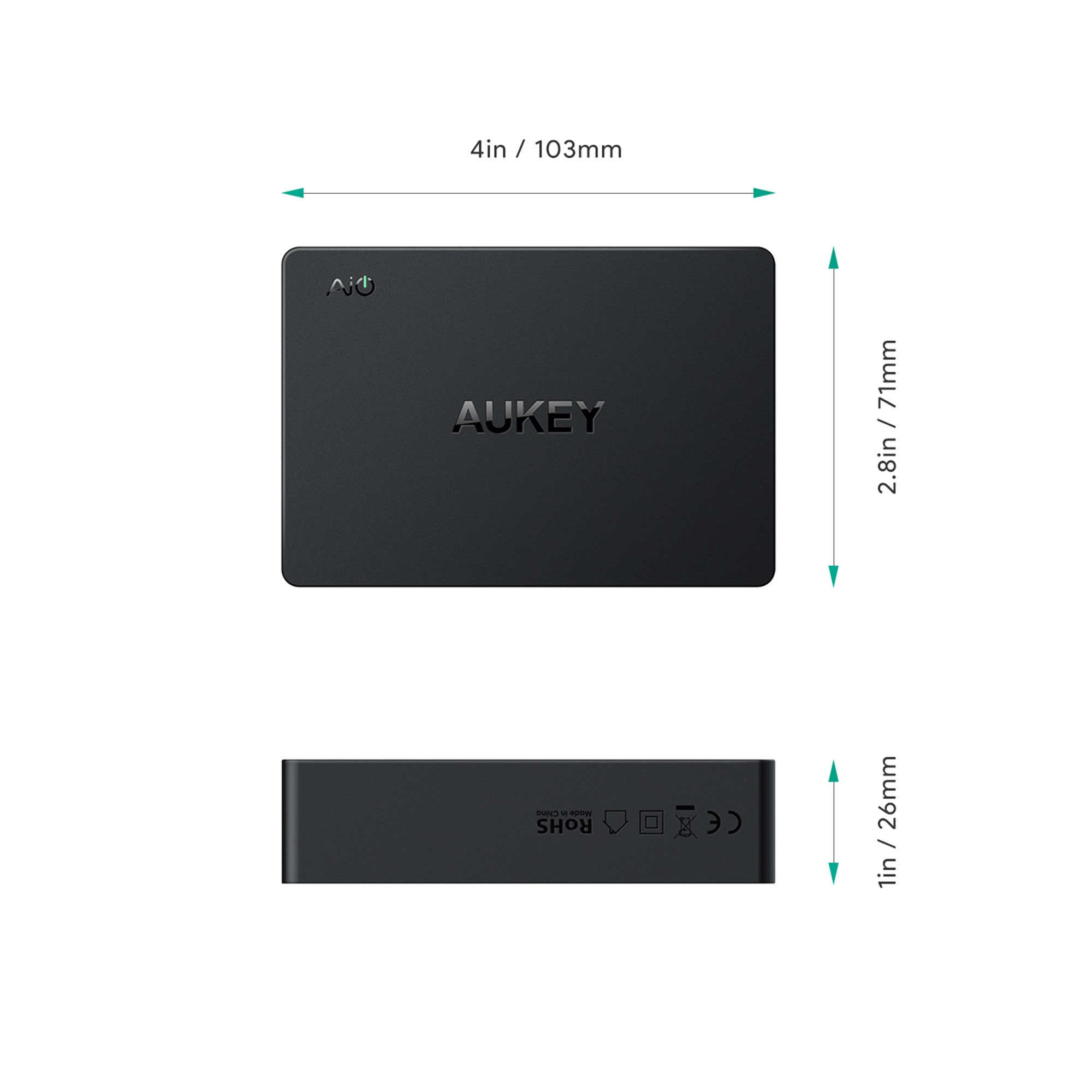 PA-Y23 63W 5-Port Fast Charger PD Desktop Charger with Qualcomm QC 3.0